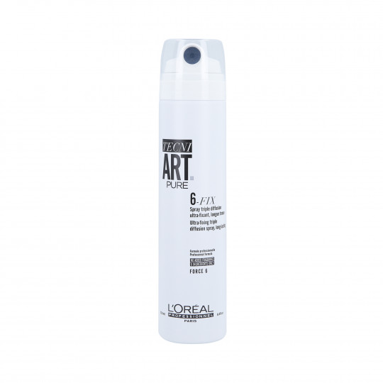 L'OREAL PROFESSIONNEL TECNI.ART 6 FIX FORCE PURE Extrémne fixačný sprej na vlasy bez vône 250 ml