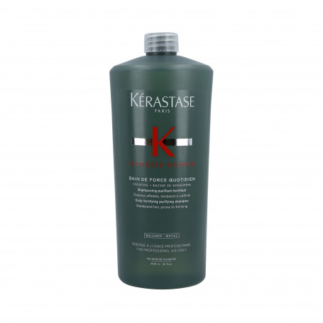 KÉRASTASE GENESIS HOMME BAIN DE FORCE QUOTIDIEN Bagno detergente e rinforzante per capelli diradati 1000ml - 1 KÉRASTASE GENESIS HOMME BAIN DE FORCE QUOTIDIEN Bagno detergente e rinforzante per capelli diradati 1000ml - 1