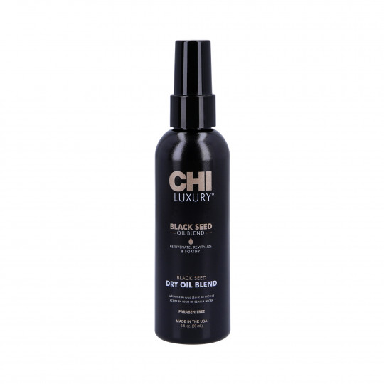 CHI LUXURY BLACK SEED OIL Trockenes Haarpflegeöl mit Schwarzkümmel, 89 ml