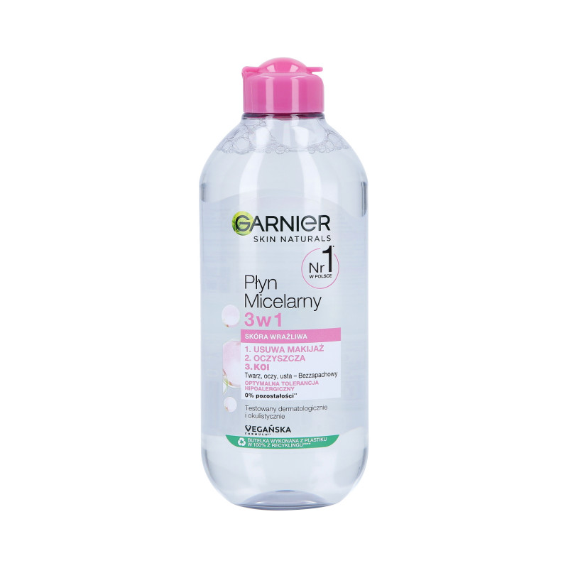 GARNIER SKIN NATURALS Micellar liquid for sensitive skin 3in1 400ml