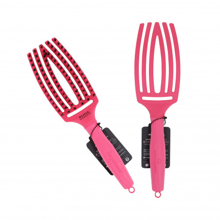 OLIVIA GARDEN FINGERBRUSH Szczotka do włosów Combo Hot Pink M - 1 OLIVIA GARDEN FINGERBRUSH Szczotka do włosów Combo Hot Pink M - 1