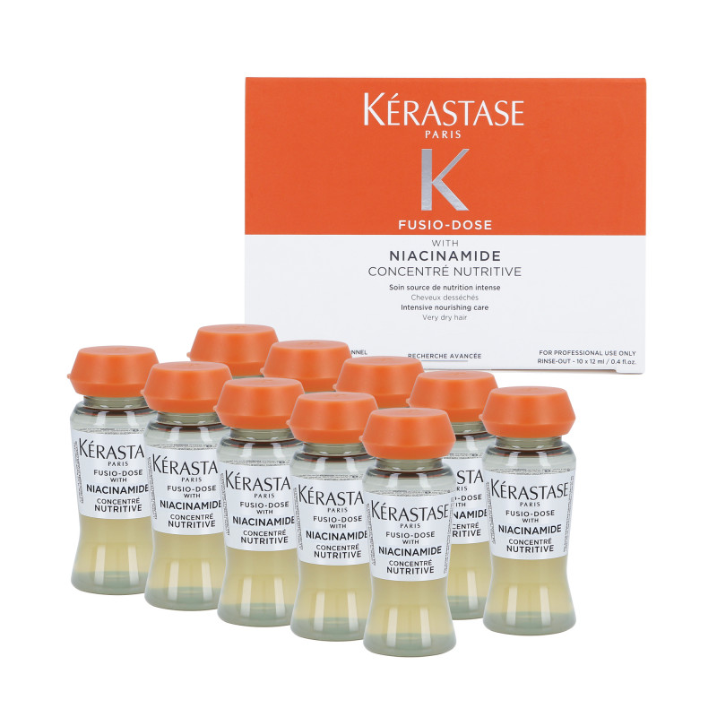 KÉRASTASE FUSIO-DOSE NUTRITIVE NIACINAMIDE Nourishing ampoules for very dry hair 10x12ml