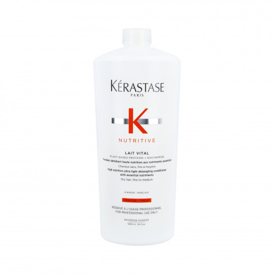 KÉRASTASE NUTRITIVE LAIT VITAL Condicionador hidratante para cabelo 1000ml