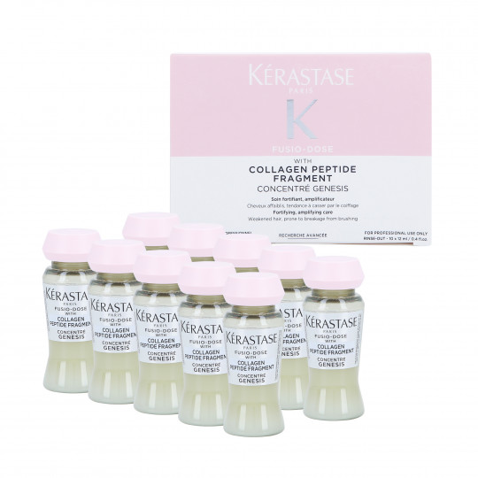 KÉRASTASE FUSIO-DOSE COLLAGEN PEPTIDE Ampulky pre oslabené vlasy 10x12ml