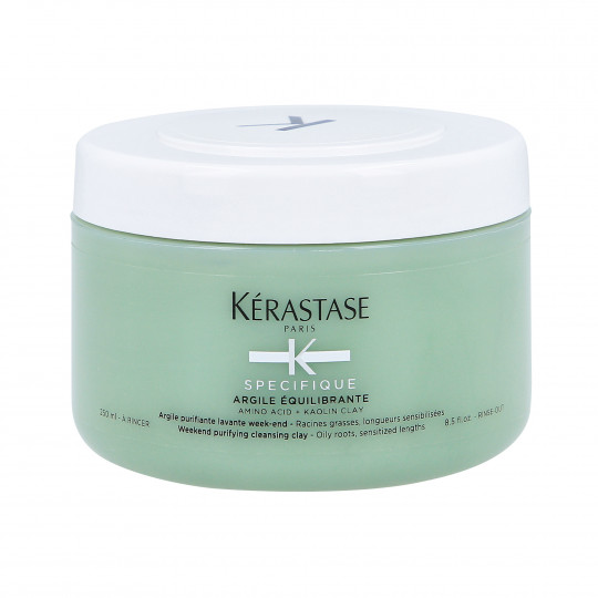 KÉRASTASE SPÉCIFIQUE ARGILE ÉQUILIBRANTE Washing and balancing clay for oily hair at the roots of the scalp 250ml