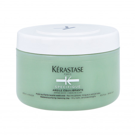 KÉRASTASE SPÉCIFIQUE ARGILE ÉQUILIBRANTE Glinka myjąco-równoważąca do włosów tłustych u nasady skóry głowy 250ml - 1 KÉRASTASE SPÉCIFIQUE ARGILE ÉQUILIBRANTE Glinka myjąco-równoważąca do włosów tłustych u nasady skóry głowy 250ml - 1