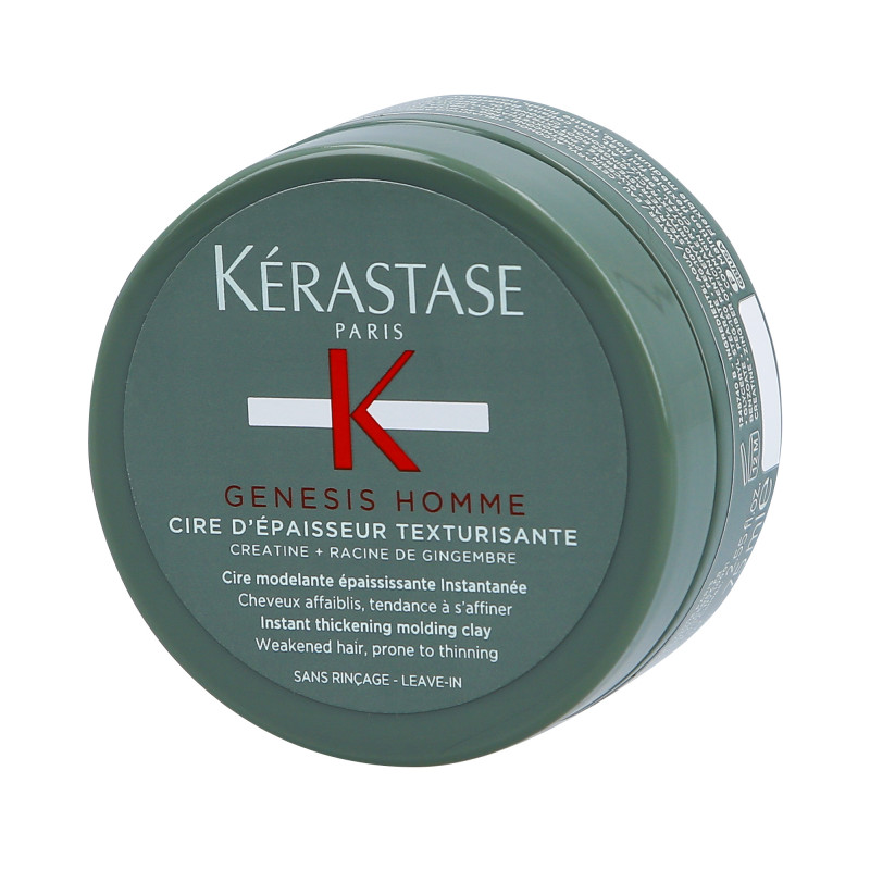 KÉRASTASE GENESIS HOMME WAX Cire modelante pour cheveux fins et clairsemés pour homme 75ml