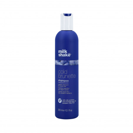 MILK SHAKE COLD BRUNETTE SHAMPOO Tonujący szampon z niebieskim pigmentem do włosów brązowych 300ml - 1 MILK SHAKE COLD BRUNETTE SHAMPOO Tonujący szampon z niebieskim pigmentem do włosów brązowych 300ml - 1
