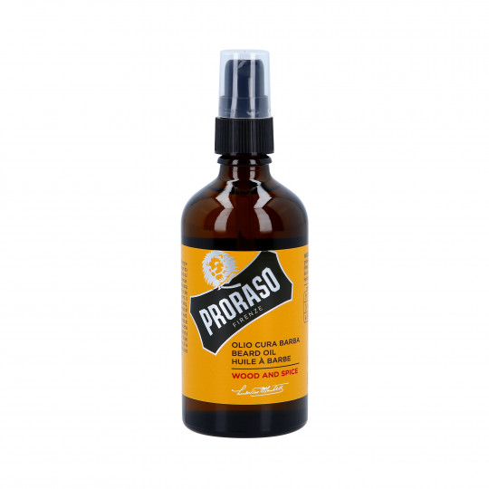 PRORASO YELLOW WOOD&SPICE BEARD OIL Óleo nutritivo para barba 100ml