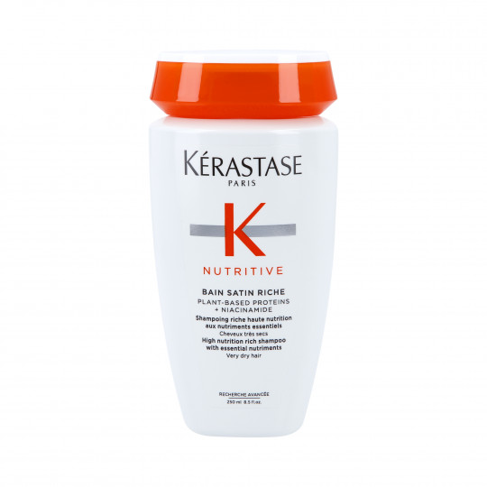 KÉRASTASE NUTRITIVE BAIN SATIN RICHE Banho nutritivo enriquecido para cabelos muito secos, normais e grossos 250ml