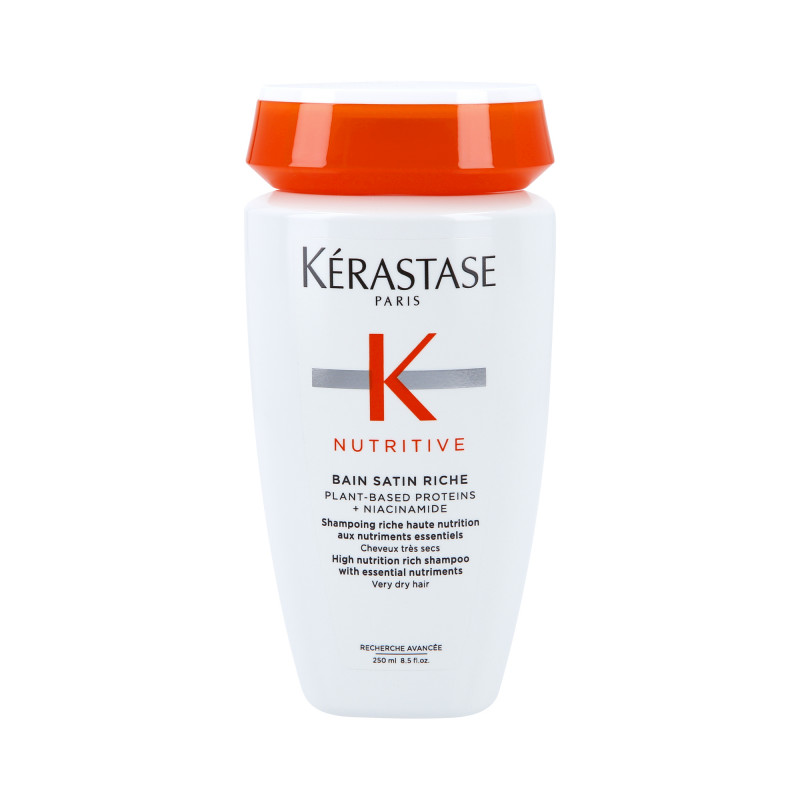 KÉRASTASE NUTRITIVE BAIN SATIN RICHE Wzbogacona kąpiel odżywcza do włosów bardzo suchych, normalnych i grubych 250ml