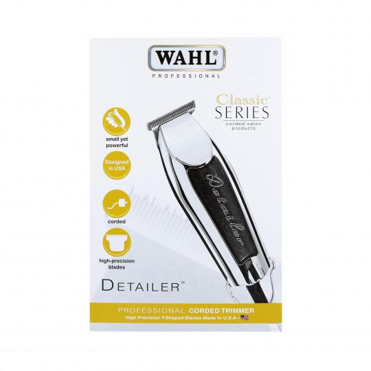 WAHL DETAILER BLACK EDIÇÃO LIMITADA Aparador largo para cabelo, barba e bigode