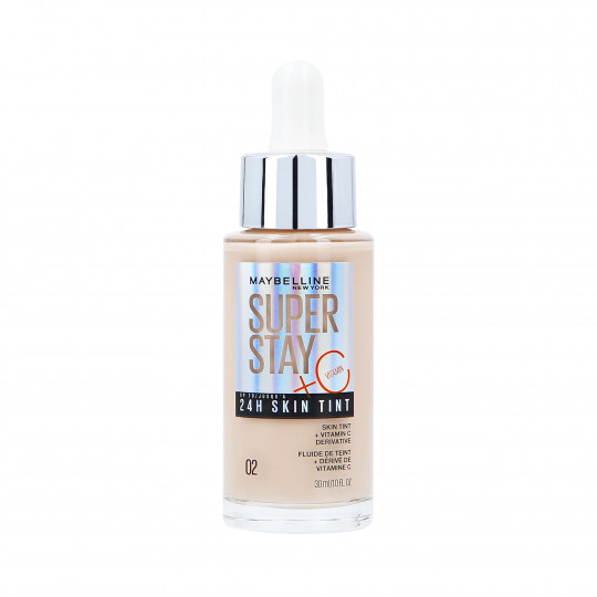 MAYBELLINE SUPER STAY 24H SKIN TINT Base iluminadora para rosto 2 30ml