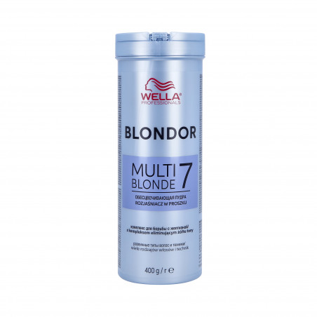 WELLA PROFESSIONALS BLONDOR MULTI BLONDE 7 POWDER Aufhellungspulver bis zu 7 Stufen, 400 g WELLA PROFESSIONALS BLONDOR MULTI BLONDE 7 POWDER Aufhellungspulver bis zu 7 Stufen, 400 g