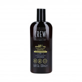 AMERICAN CREW 3-IN-1 GINGER&TEA Shampoo, condicionador e gel de banho em um com aroma de gengibre e chá 250ml