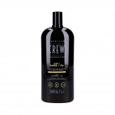 AMERICAN CREW 3-IN-1 GINGER&TEA Shampoo, condicionador e gel de banho em um com aroma de gengibre e chá 1000ml