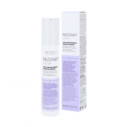 REVLON PROFESSIONAL RE/START COLOR ANTI-BRASSINESS Drops protecting blonde hair and neutralizing yellow tones 50ml