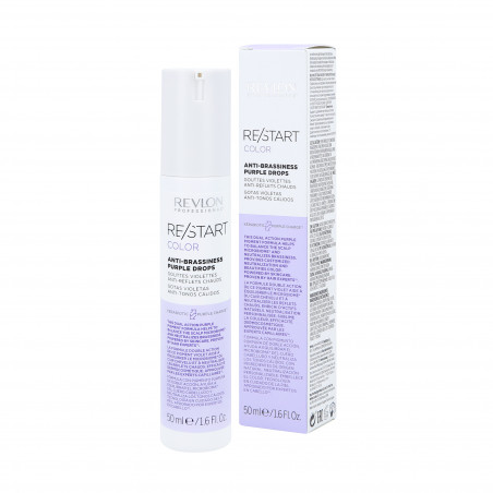 REVLON PROFESSIONAL RE/START COLOR ANTI-BRASSINESS Krople chroniące włosy blond i neutralizujące żółte tony 50ml REVLON PROFESSIONAL RE/START COLOR ANTI-BRASSINESS Krople chroniące włosy blond i neutralizujące żółte tony 50ml