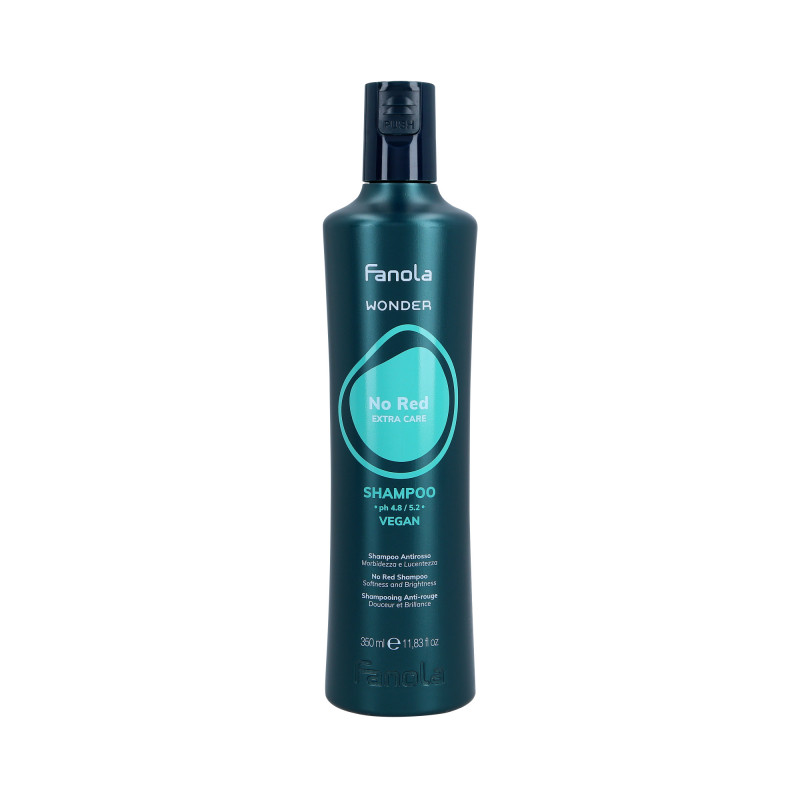 FANOLA WONDER NO RED EXTRA CARE Neutralisierendes Shampoo für braunes Haar 350 ml