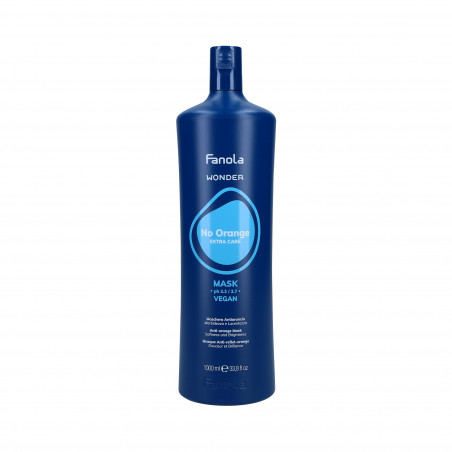 FANOLA WONDER NO ORANGE EXTRA CARE Wegańska maska neutralizująca odcienie miedzi i pomarańczy 1000ml - 1 FANOLA WONDER NO ORANGE EXTRA CARE Wegańska maska neutralizująca odcienie miedzi i pomarańczy 1000ml - 1