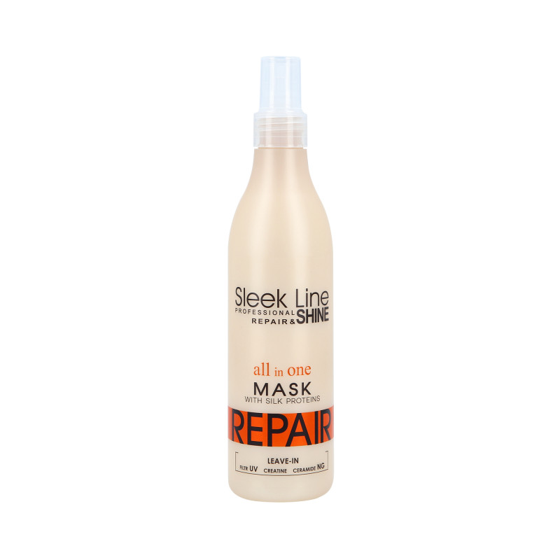 STAPIZ SLEEK LINE REPAIR ALL IN ONE Nährende Haarmaske im Spray ohne Ausspülen, 300 ml
