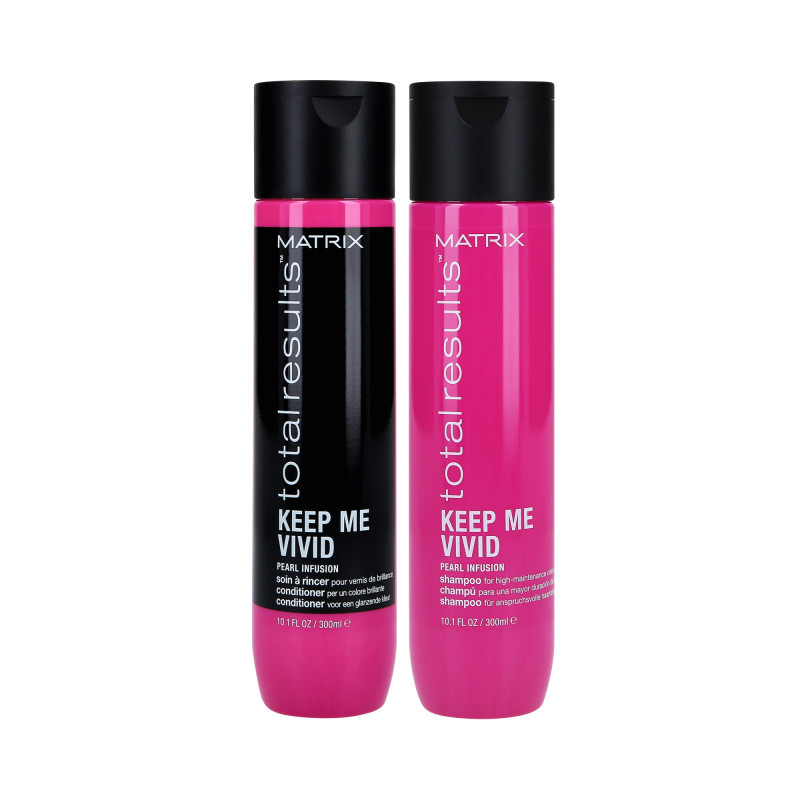 MATRIX TOTAL RESULTADOS KEEP ME VIVID Conjunto shampoo 300ml + condicionador de cabelo 300ml