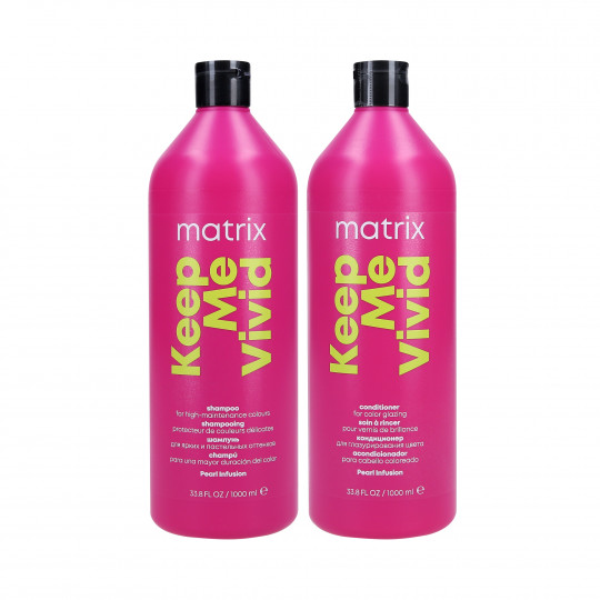MATRIX TOTAL RESULTS KEEP ME VIVID värjätyille hiuksille Shampoo 1000ml + Hoitoaine 1000ml