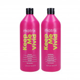 MATRIX TOTAL RESULTS KEEP ME VIVID per capelli colorati Shampoo 1000 ml + Conditioner 1000ml