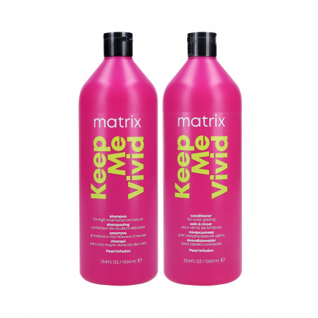 MATRIX TOTAL RESULTS KEEP ME VIVID cheveux colorés Shampooing 1000ml + Conditionneur 1000ml