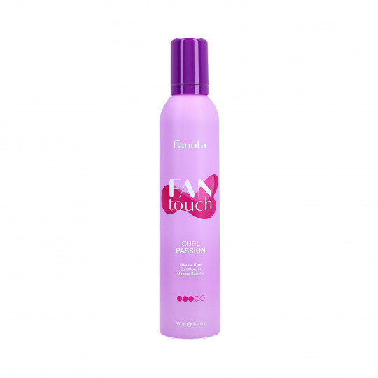 FANOLA FAN TOUCH CURL PASSION Mousse emphasizing curl and volume of hair 300ml