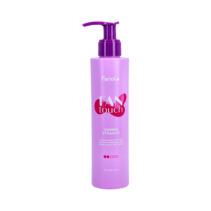 FANOLA FAN TOUCH WANNA STRAIGHT Creme alisante para cabelos 195ml