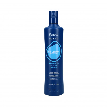FANOLA WONDER VEGAN NO ORANGE Shampooing cheveux neutralisant 350ml - 1 FANOLA WONDER VEGAN NO ORANGE Shampooing cheveux neutralisant 350ml - 1