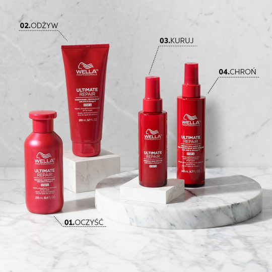 WELLA PROFESSIONALS ULTIMATE REPAIR Shampoing réparateur détoxifiant pour cheveux 100 ml