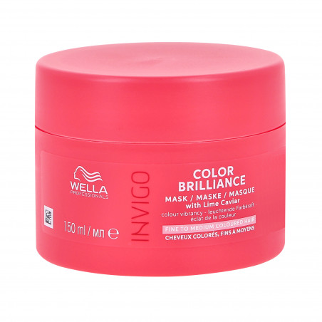 WELLA PROFESSIONALS INVIGO COLOR BRILLIANCE Maska do włosów cienkich 150ml WELLA PROFESSIONALS INVIGO COLOR BRILLIANCE Maska do włosów cienkich 150ml