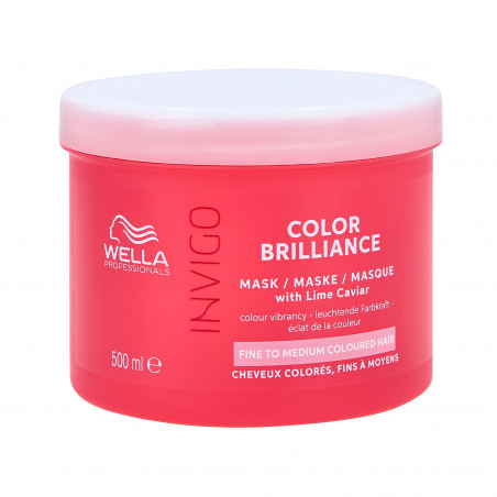 WELLA PROFESSIONALS INVIGO COLOR BRILLIANCE Masque pour cheveux fins 500ml - 1 WELLA PROFESSIONALS INVIGO COLOR BRILLIANCE Masque pour cheveux fins 500ml - 1