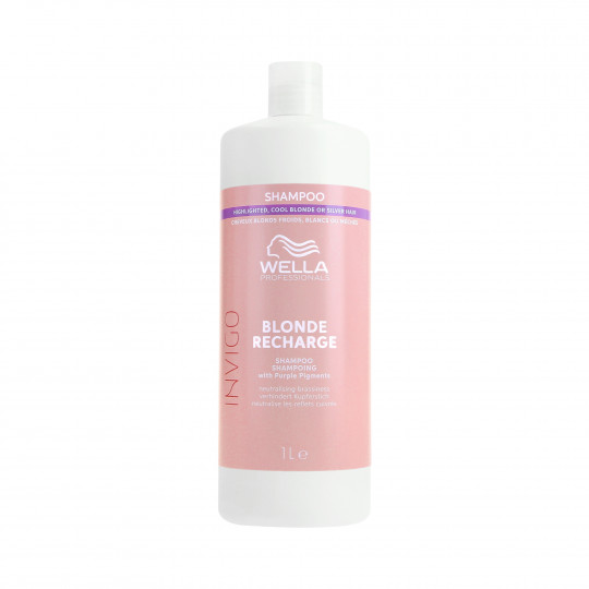 WELLA PROFESSIONALS INVIGO BLONDE RECHARGE Szampon do włosów blond 1000ml