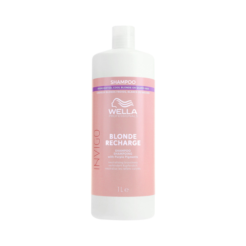 WELLA PROFESSIONALS INVIGO BLONDE RECHARGE Champú para cabello rubio 1000ml