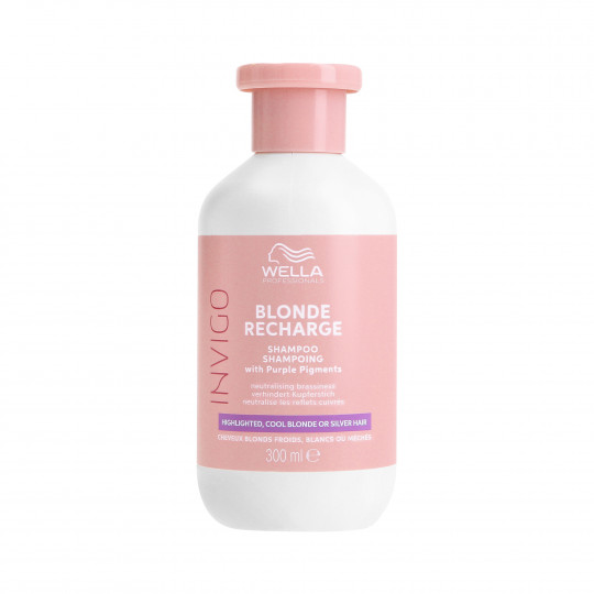 WELLA PROFESSIONALS INVIGO BLONDE RECHARGE Shampoo für blondes Haar 300ml
