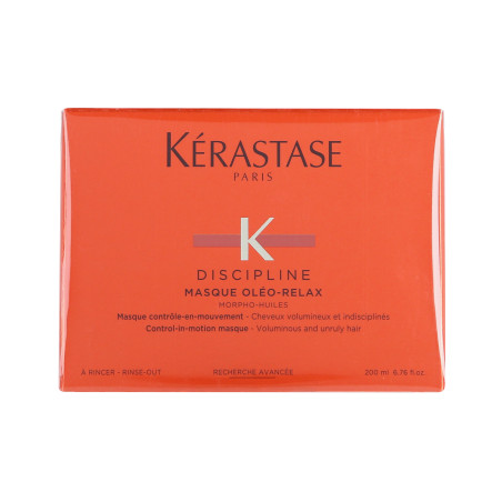 KÉRASTASE DISCIPLINE OLÉO-RELAX Dyscyplinująca maska do włosów puszących i niezdyscyplinowanych 200ml - 1 KÉRASTASE DISCIPLINE OLÉO-RELAX Dyscyplinująca maska do włosów puszących i niezdyscyplinowanych 200ml - 1