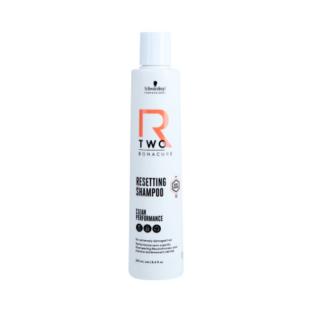 SCHWARZKOPF BONACURE R-TWO RESETTING Oczyszczająco - regenerujący szampon do włosów 250ml - 1