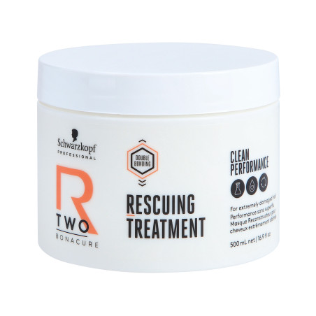 SCHWARZKOPF BONACURE R-TWO RESCUING TREATMENT Intensywna maska rekonstruująca 500ml - 1 SCHWARZKOPF BONACURE R-TWO RESCUING TREATMENT Intensywna maska rekonstruująca 500ml - 1