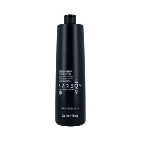 ECHOSLINE KARBON 9 CHARCOAL VEGAN ORGANIC Wegański szampon regenerujący do włosów zniszczonych 1000ml