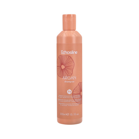 ECHOSLINE ARGAN NOURISHING Wegański szampon arganowy do włosów suchych 300ml - 1 ECHOSLINE ARGAN NOURISHING Wegański szampon arganowy do włosów suchych 300ml - 1