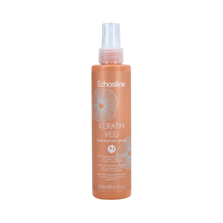 ECHOSLINE KERATIN VEG LAMINATION SPRAY Wegański keratynowy spray do laminowania włosów 200ml - 1 ECHOSLINE KERATIN VEG LAMINATION SPRAY Wegański keratynowy spray do laminowania włosów 200ml - 1