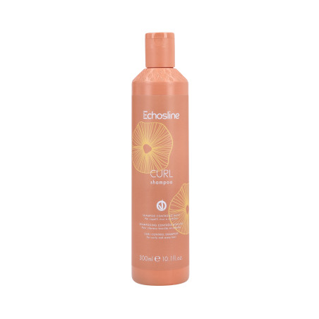 ECHOSLINE CURL VEG Shampoo idratante vegano per capelli ricci e mossi 300ml - 1 ECHOSLINE CURL VEG Shampoo idratante vegano per capelli ricci e mossi 300ml - 1