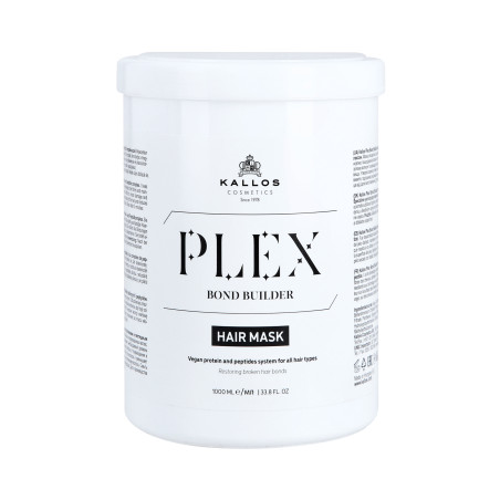 KALLOS PLEX BOND BUILDER Maschera per capelli con proteine vegetali e complesso peptidico 1000ml - 1 KALLOS PLEX BOND BUILDER Maschera per capelli con proteine vegetali e complesso peptidico 1000ml - 1