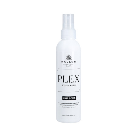 KALLOS PLEX BOND BUILDER HAIR BOMB Odżywka do włosów z białkiem roślinnym i kompleksem peptydów 200ml - 1 KALLOS PLEX BOND BUILDER HAIR BOMB Odżywka do włosów z białkiem roślinnym i kompleksem peptydów 200ml - 1