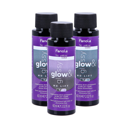 FANOLA NO YELLOW GLOW&GLOSSY Toner do włosów 60ml