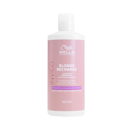 WELLA PROFESSIONALS INVIGO BLONDE RECHARGE PURPLE Shampoo für blondes Haar 500ml