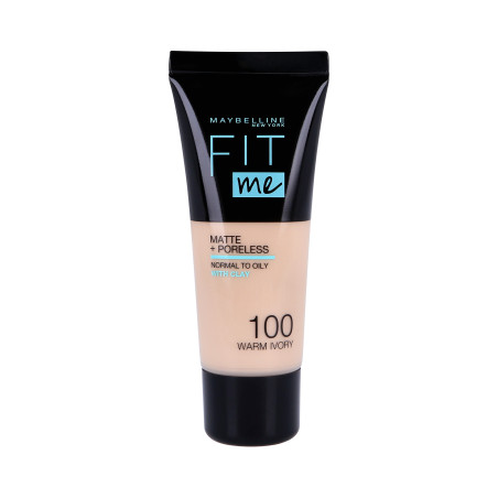 MAYBELLINE FIT ME Podkład matujący do twarzy 100 Warm Ivory 30ml